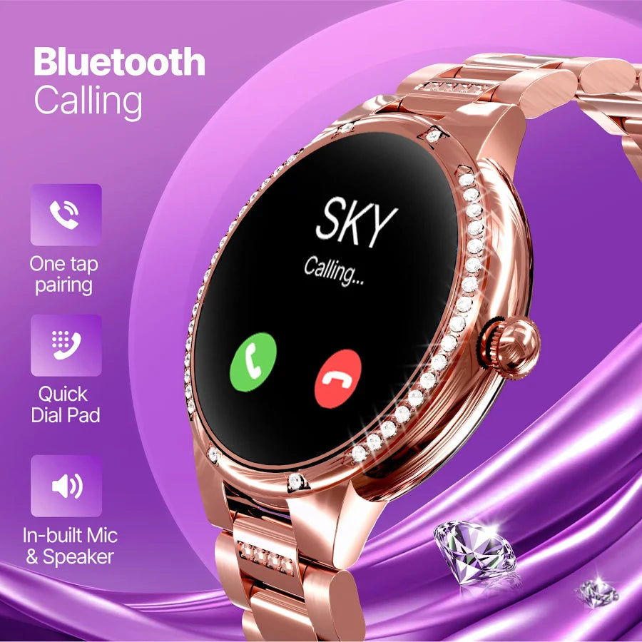 Shopverse Rose Gold Elegance Smartwatch