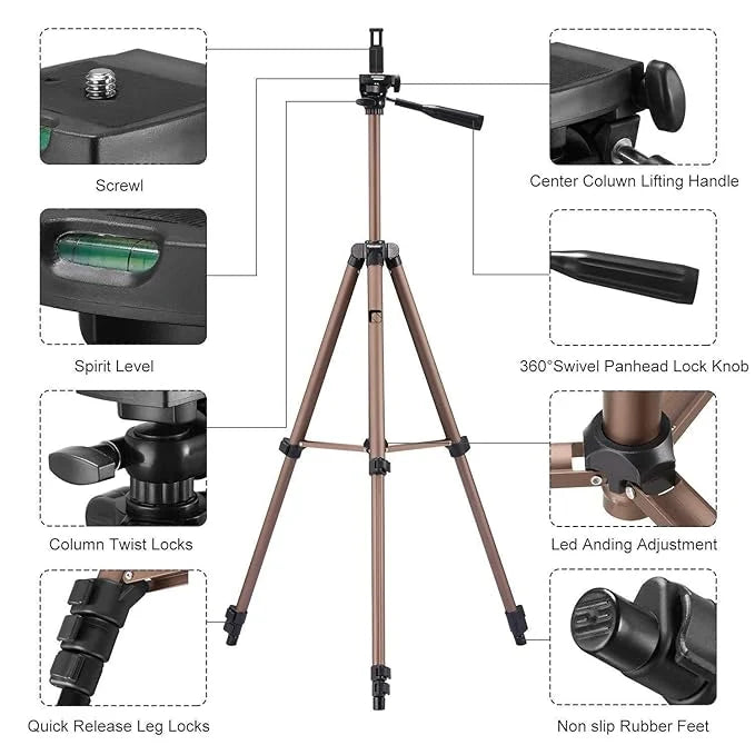 Shopverse ProShot™ Adjustable Camera & Phone Tripod Stand
