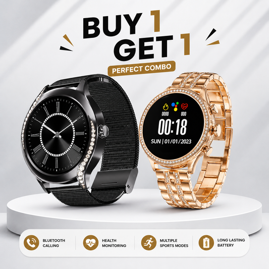 Shopverse Couple Edition™ Smartwatch Duo Offer Bundle