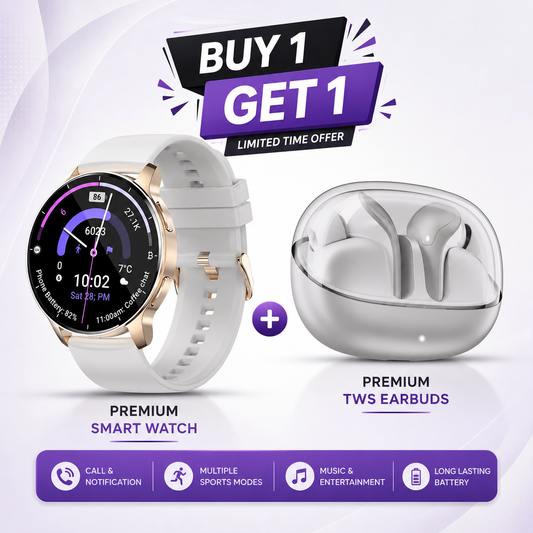 Luna Prime™ Smartwatch + CrystalPods™ Combo