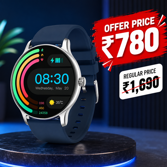 Shopverse Active Round Smartwatch