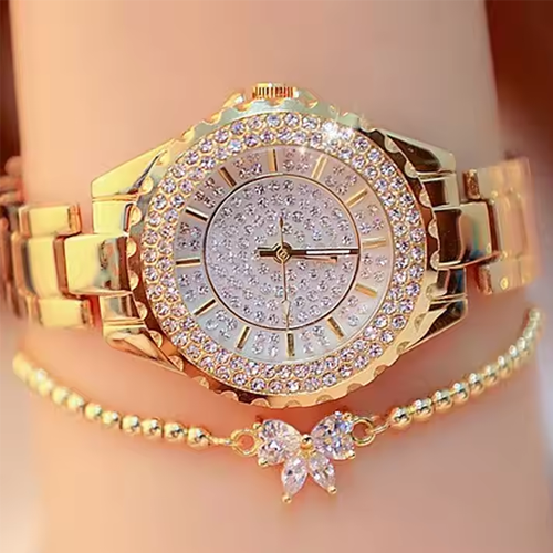Shopverse Elegant Rose Gold Women’s Smartwatch