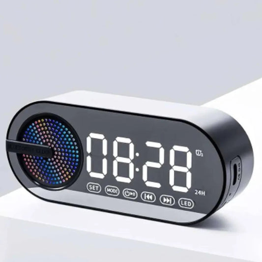 Shopverse Smart LED Bluetooth Alarm Clock Speaker