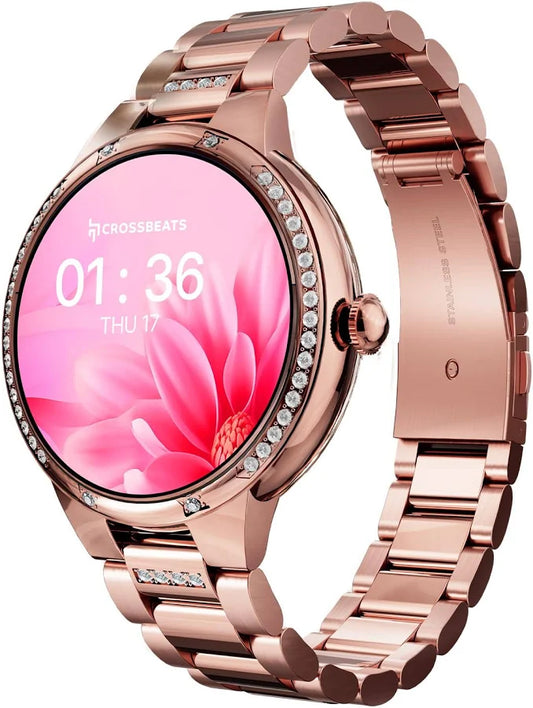 Shopverse Rose Gold Elegance Smartwatch