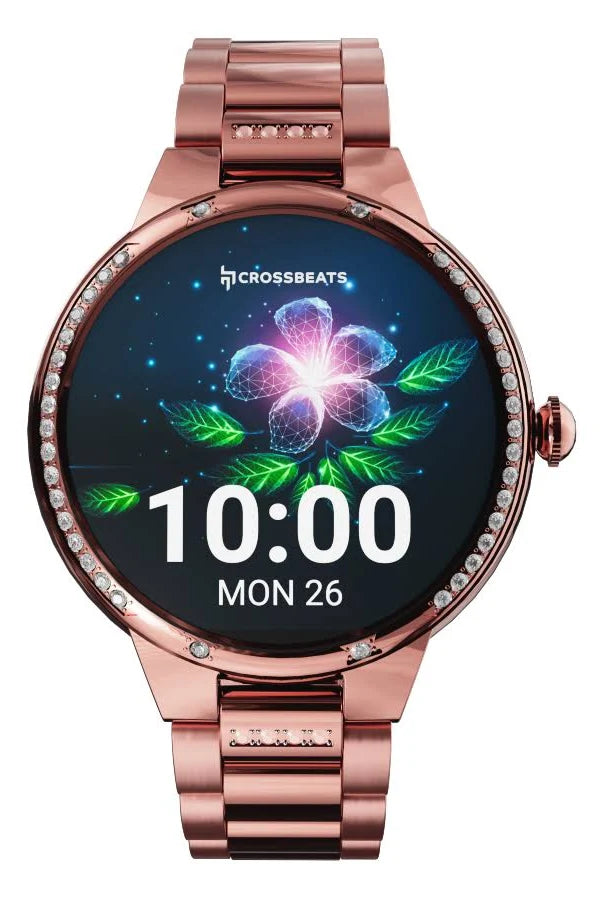 Shopverse Rose Gold Elegance Smartwatch